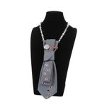 Cravatta Gioiello su manichino con inserto magnetico Claudia De Rosa Jewelry