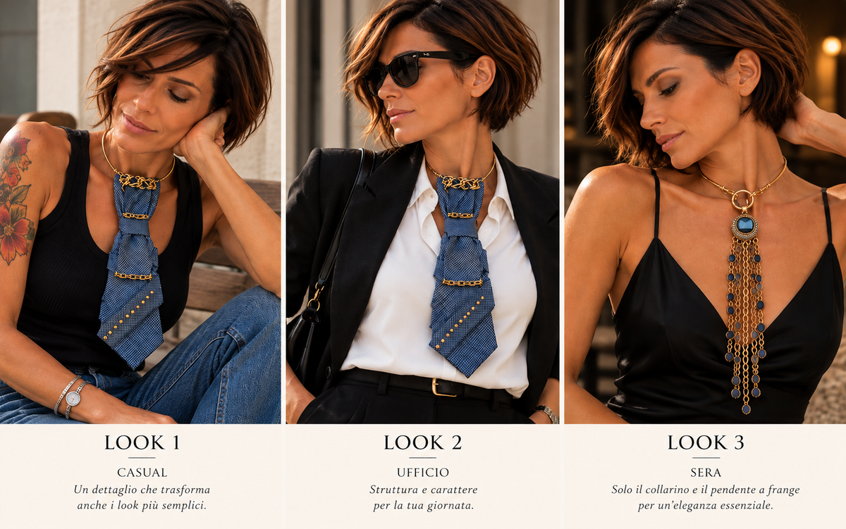 N. 21 Blue Attitude come indossarla: casual, ufficio, sera
