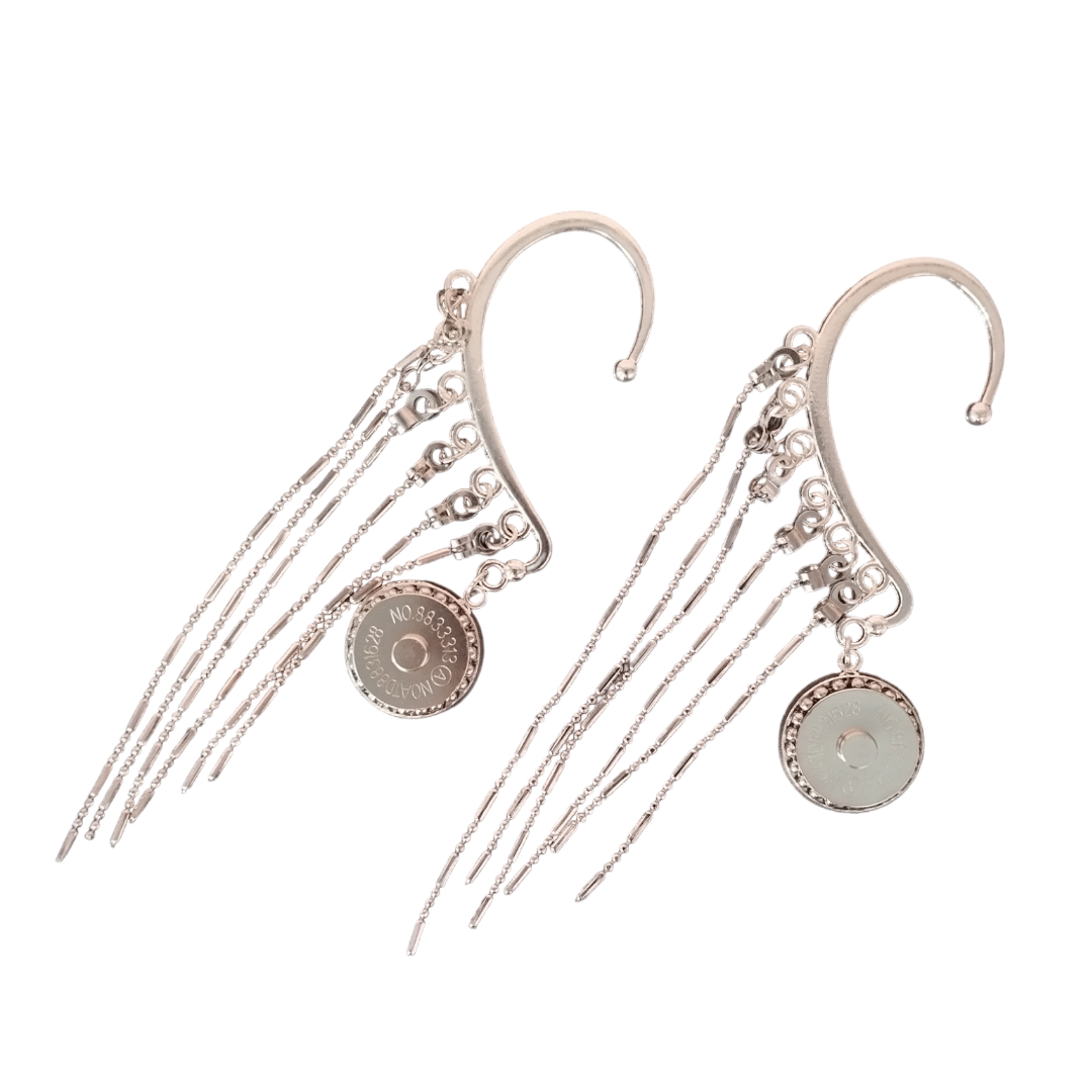 Earcuff Calamita Medusa Silver - Orecchini Calamita