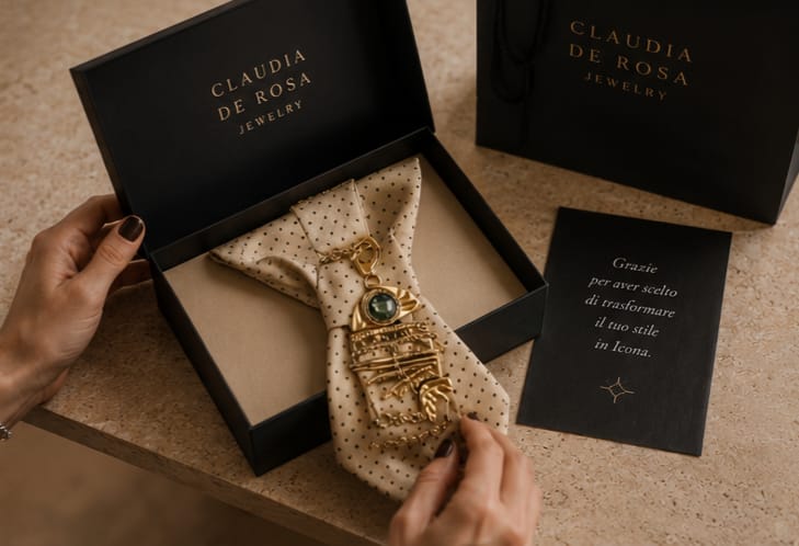 Packaging Claudia De Rosa Jewelry