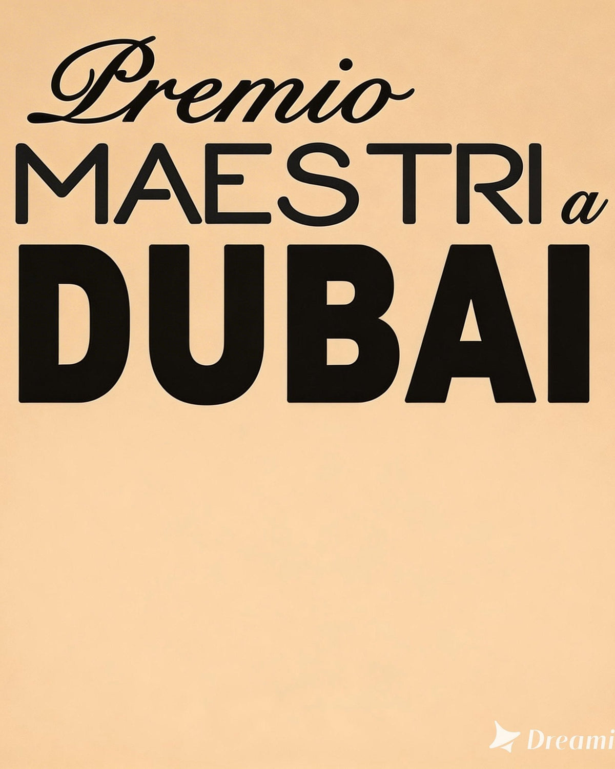 Premio maestri a Dubai 2025 Jewelry Designer Claudia De Rosa Jewelry
